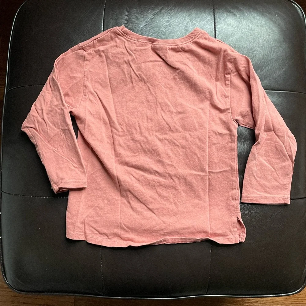 Zara “Dance Love and Enjoy” Long Sleeve Shirt